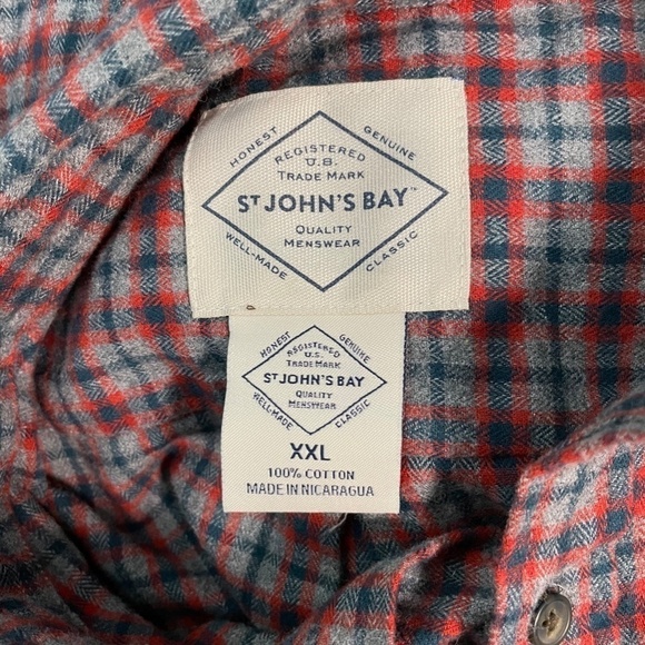 St. John's Bay Flannel Button Down Shirt - Picture 5 of 6